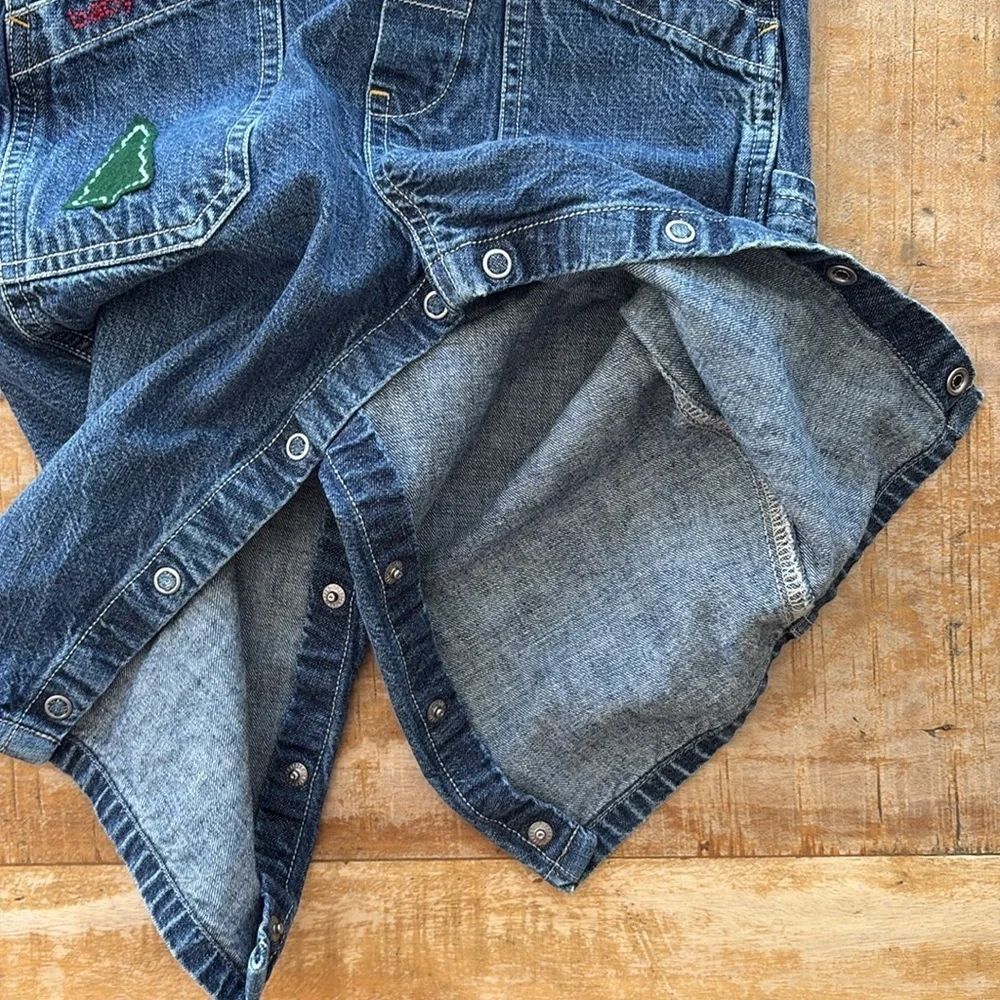 Vintage GAP Boys Denim Overalls 18-24m